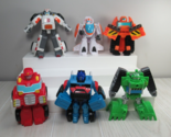 Hasbro Playskool Heroes Transformers Rescue Bots Lot Transformers red bl... - $19.79