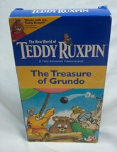 Vintage Teddy Ruxpin The Treasure Of Grundo Fully Animated Vhs Video 1998 - £11.73 GBP