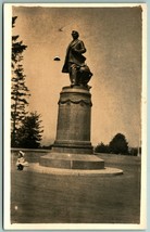 RPPC AYPE Seward Statue Volunteer Park Seattle Washington 1909 DB Postcard D14 - £34.79 GBP