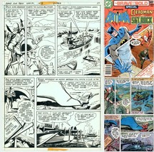 Batman Deadman Sgt Rock Original Art Page Brave &amp; Bold Ric Estrada Dick Giordano - £1,184.30 GBP