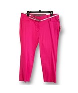 Rafaella Weekend Women&#39;s Size 12P Lower Rise Straight Hip Pink Peacock C... - £23.63 GBP