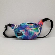 JanSport Tie Dye Fanny Pack Waist Pouch Hip Purse Belt Bag Retro Colorful! - £29.66 GBP