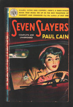 Seven Slayers #268 1950-Avon-by Paul Cain-Girl art cover-Hardboiled dete... - $101.85