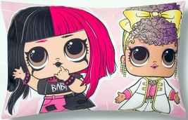 L.O.L. Surprise! Remix Rock Star Girls Pillowcase measures 20 x 30 inches - £12.01 GBP