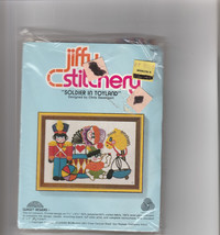 Jiffy Stitchery Soldier In Toyland 7.5&quot; X 9.5&quot; #681 Crewel - £5.47 GBP
