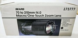 Sears Canon 70-210mm f4 Zoom Lens (NIB) In Original Box. Made in Korea - £14.92 GBP