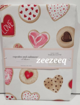 Cupcakes and Cashmere Valentines Day Cookie Hearts ClothTablecloth 60&quot; x... - £30.92 GBP