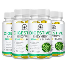 Qty Digestive Enzymes Prebiotic Probiotics Gas Constipation Bloating Relief Caps - £17.56 GBP+