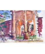 SIGNED CECILE JOHNSON BERMUDA WATERCOLOR ART LITHO #3 - $207.46 CAD