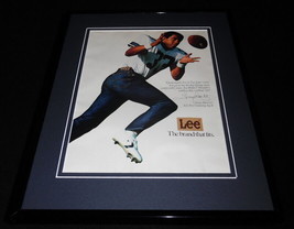Tony Dorsett 11x14 Facsimile Signed Framed 1983 Lee Jeans Advertising Di... - £39.51 GBP
