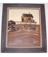 SIGNED FRANK WALCUTT FISHING BOAT DOCK ART PAINTING - $484.49