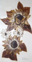 Signed Frank Walcutt Sunflowers Textured Art Painting - $386.99