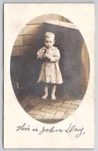 RPPC Darling Boy John Day c1905 Real Photo Postcard Q22 - £7.01 GBP