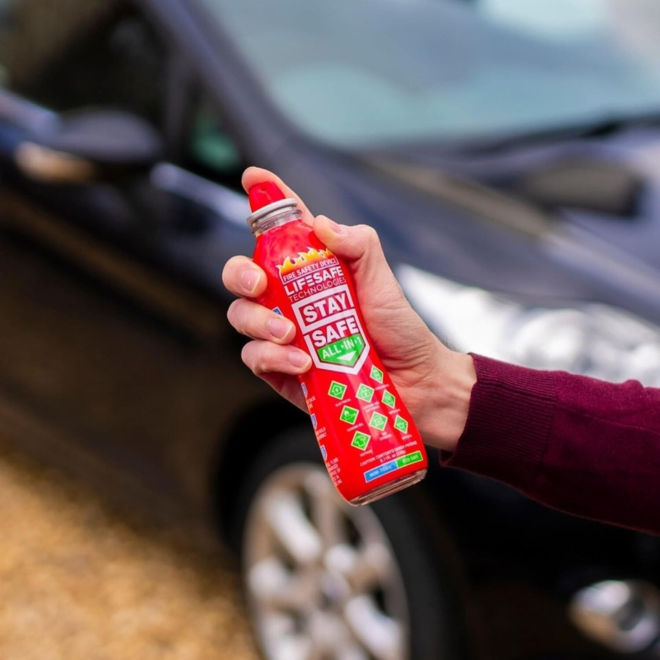StaySafe Eco-Friendly Portable Fire Extinguisher - Multi-Use 10 Fire Types Item image 9