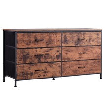 VEVOR 6 Drawer Dresser, Tall Chest Organizer Drawer Dresser, TV Stand wi... - $2,894.31 MXN