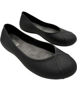 crocs women&#39;s olivia II ballet flats 203428 Black Casual Slip-on Shoes s... - $18.00