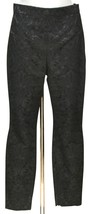Dolce &amp; Gabbana Black Pant Brocade Floral Skinny Leg Zipper Sz 46 - £338.13 GBP