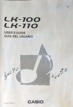 Casio LK-100 LK-110 Electronic Keyboard Original Users Guide Owner&#39;s Man... - $34.64