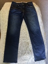 American Eagle Jeans Mens 34x32 Blue Denim Slim Straight Next Level Flex - £16.88 GBP