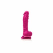 NS Novelties Colours 8 Inch Dual Density Silicone Dildo (Pink) - $43.82