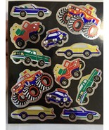 2 Sheets VINTAGE FOIL Monster Truck Car Stickers - $20.30 CAD