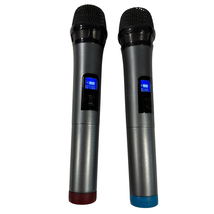 Pair of 900MHz Wireless Handheld Microphones Fixed Frequency 901.55 &amp; 90... - $23.01