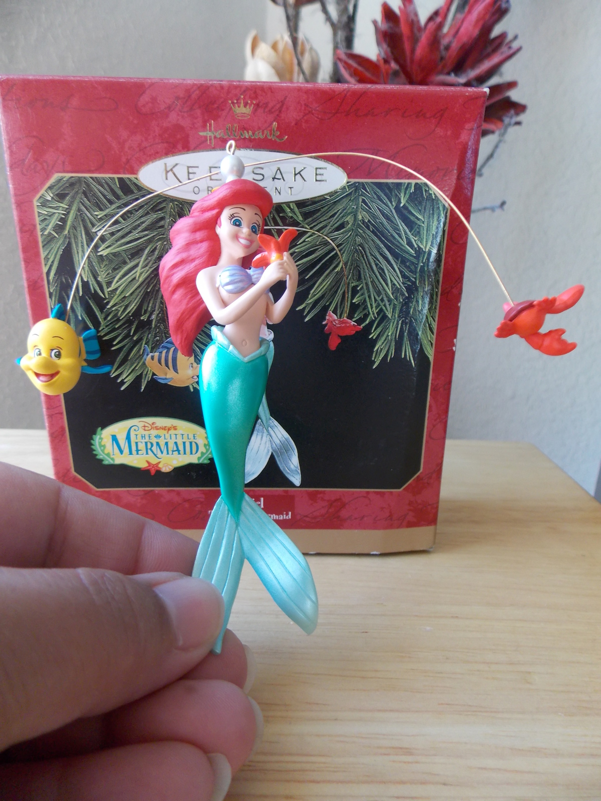 1997 Disney Hallmark Ariel The Little Mermaid Ornament  - £19.54 GBP