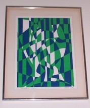 SIGNED &amp; NUMBERED HORNICK ABSTRACT ART LITHO NYC PRINT - $220.28