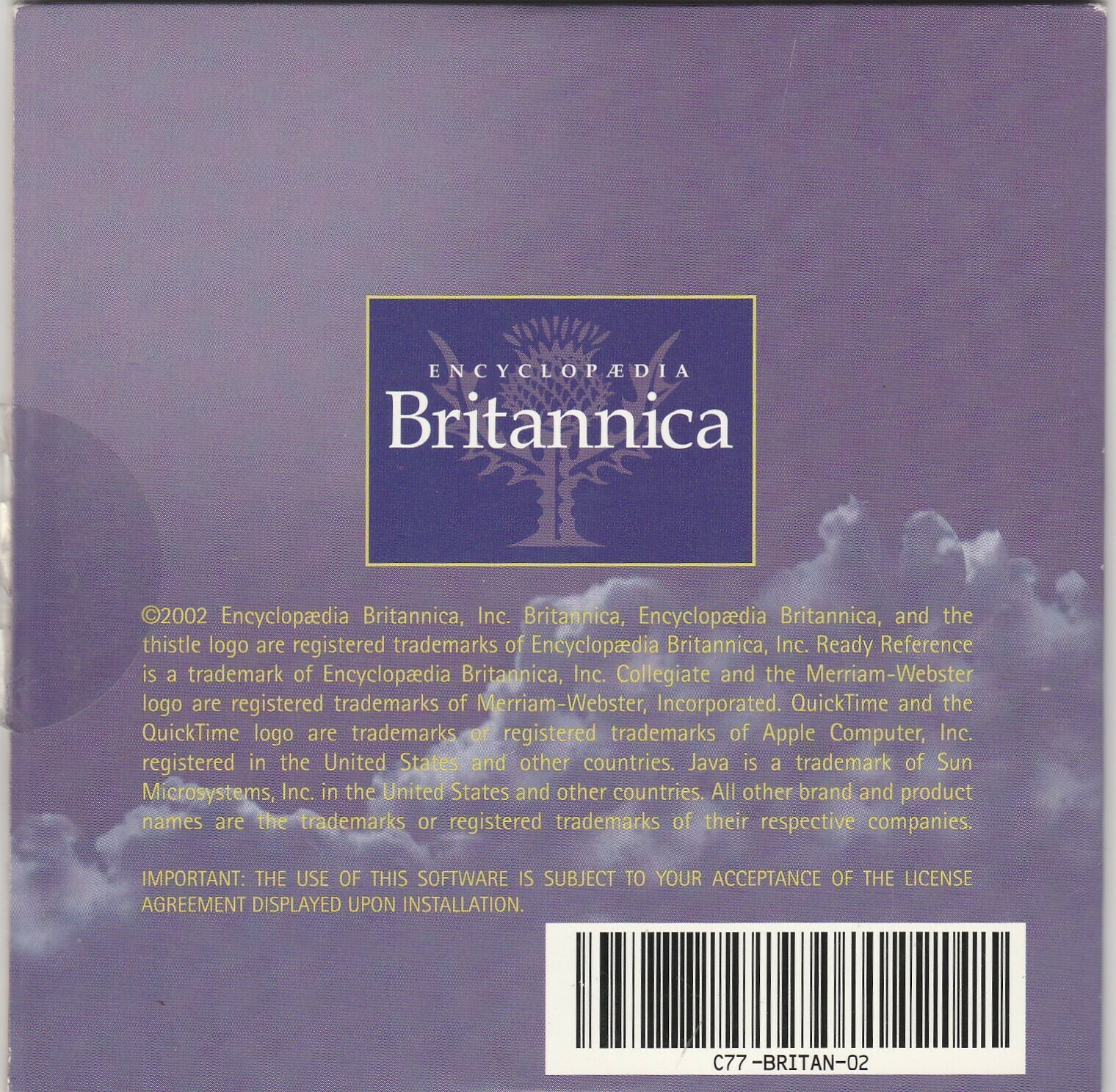 Encyclopedia Britannica CD-Rom for Windows 95/98/2000/Me/XP/NT & Mac OS X/iMac Item image 3