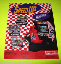 Speed Up Arcade Flyer 1996 Original Nos Video Game Auto Racing Art Vintage Retro - £13.82 GBP