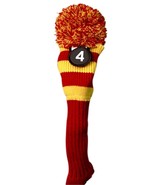 NEW RED YELLOW KNIT hybrid headcover # 4 Rescue UTILITY golf club Head c... - $269.88 MXN