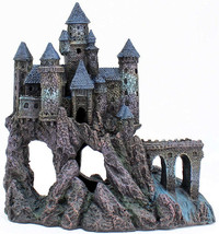 Penn Plax Dark Castle Aquarium Decoration - Magical Centerpiece for Your Aquariu - £40.50 GBP