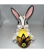 Hawaiian Bunny Easter Bank Unique Ceramic - $29.99