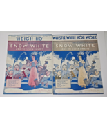 Disney’s Snow White &amp; The Seven Dwarfs Sheet Music ~ Heigh Ho Whistle Wh... - £27.48 GBP