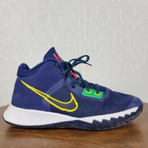 Nike Kyrie Flytrap 4 Youth Boys Shoes Size 6.5 Blue Lace Up Sneakers CT5... - $37.05