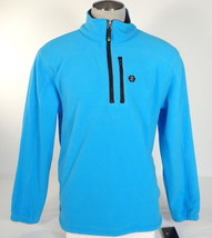 Izod Performx Half Zip Blue Fleece Jacket 1/2 Zip Mens NWT - £79.92 GBP