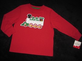 Boys 2 T    Jumping Beans   Santa Express Train Holiday Shirt - £9.59 GBP