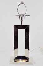 Table/Desk Lamp ~ Open Window Style Metal Frame ~ 2 Bulb &quot;S&quot; Cluster ~ #2840890 - £39.08 GBP