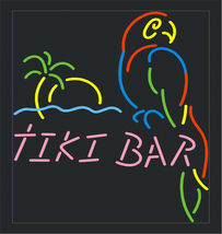 Parrot Seaside Tiki Bar Neon Sign 22&quot; x 18&quot; - $699.00