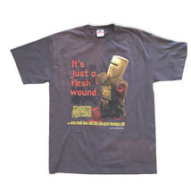 Vintage 2001 Monty Python It’s Just a Flesh Wound Men&#39;s Gray T-Shirt Large - £14.73 GBP