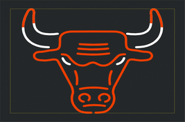 Ox Red Bull Neon Sign 18&quot; x 14&quot; - £398.87 GBP