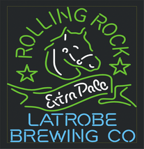 Rolling Rock Extra Pale Latrobe Brewing Co Neon Sign 24&quot; x 20&quot; - £549.85 GBP