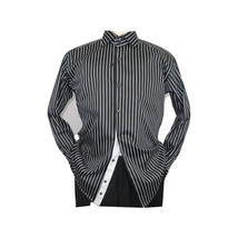 Men Shirt J.Valintin Turkey-Usa 100% Egyption Cotton Axxess Style 1594-14 Black image 8