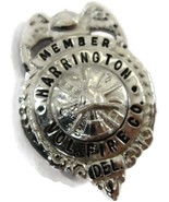 Harrington Volunteer Fire Department Delaware Hat Badge Lapel Pin Brooch... - £39.65 GBP