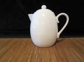 Starbucks Pottery Ceramic Coffee Tea Pitcher 30.4 oz White - $15.99