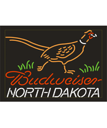 North Dakota Pheasant Budweiser Neon Sign 22&quot; x 18&quot; - £546.50 GBP