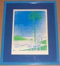 Signed Ronald Eastbourne Renmark Florida Serigraph Art - £294.45 GBP