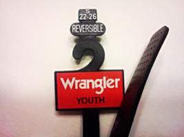 New Wrangler Youth Size Small 22-26 Reversible Leather Belt Black Or Brown - $6.00