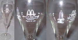 McDonald's Glass Champagne Flute - $10.00