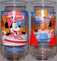 McDonald&#39;s Glass Disneyland Theme Lands Minnie at Fantasy Island - £7.90 GBP